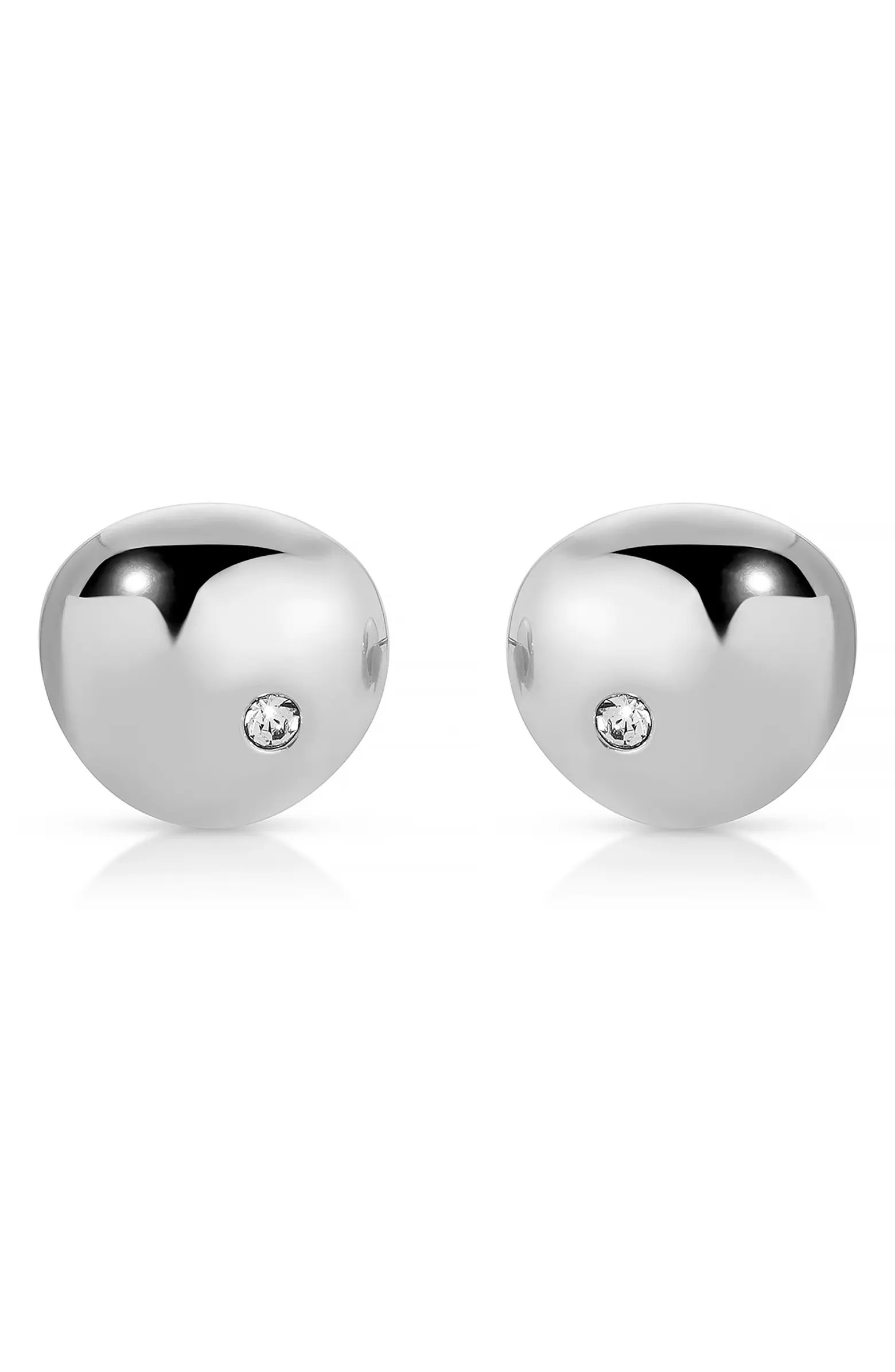 Polished Pebble Cubic Zirconia Stud Earrings | Nordstrom
