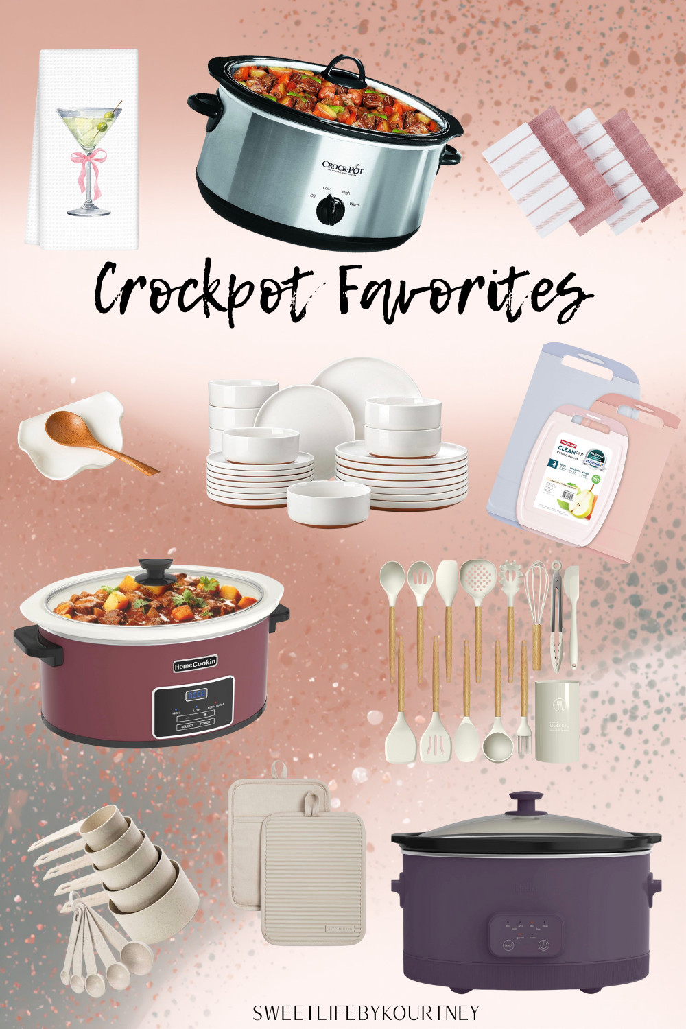  Grab these crockpot favorites to make easy, cozy meals with minimal prep. This slow cooker setup is perfect for busy days when you want dinner ready without standing in the kitchen. Everything here is simple, neutral, and practical for everyday cooking or hosting. I use these staples all season long for soups, stews, and dump-and-go dinners.

#AmazonFinds #CrockpotMeals #KitchenMustHaves #SweetLifeByKourtney

 

#LTKFindsUnder50 #LTKfoodie #LTKHome