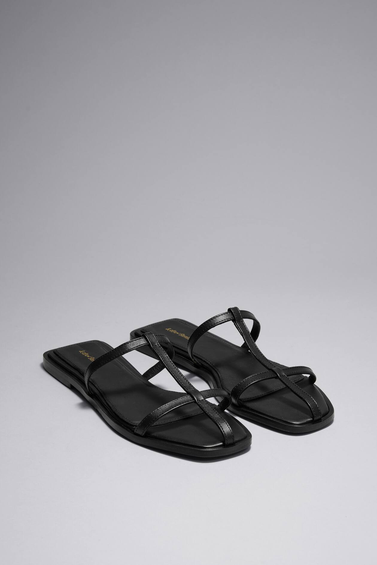 Leather Strap Sandals | H&M (UK, MY, IN, SG, PH, TW, HK)