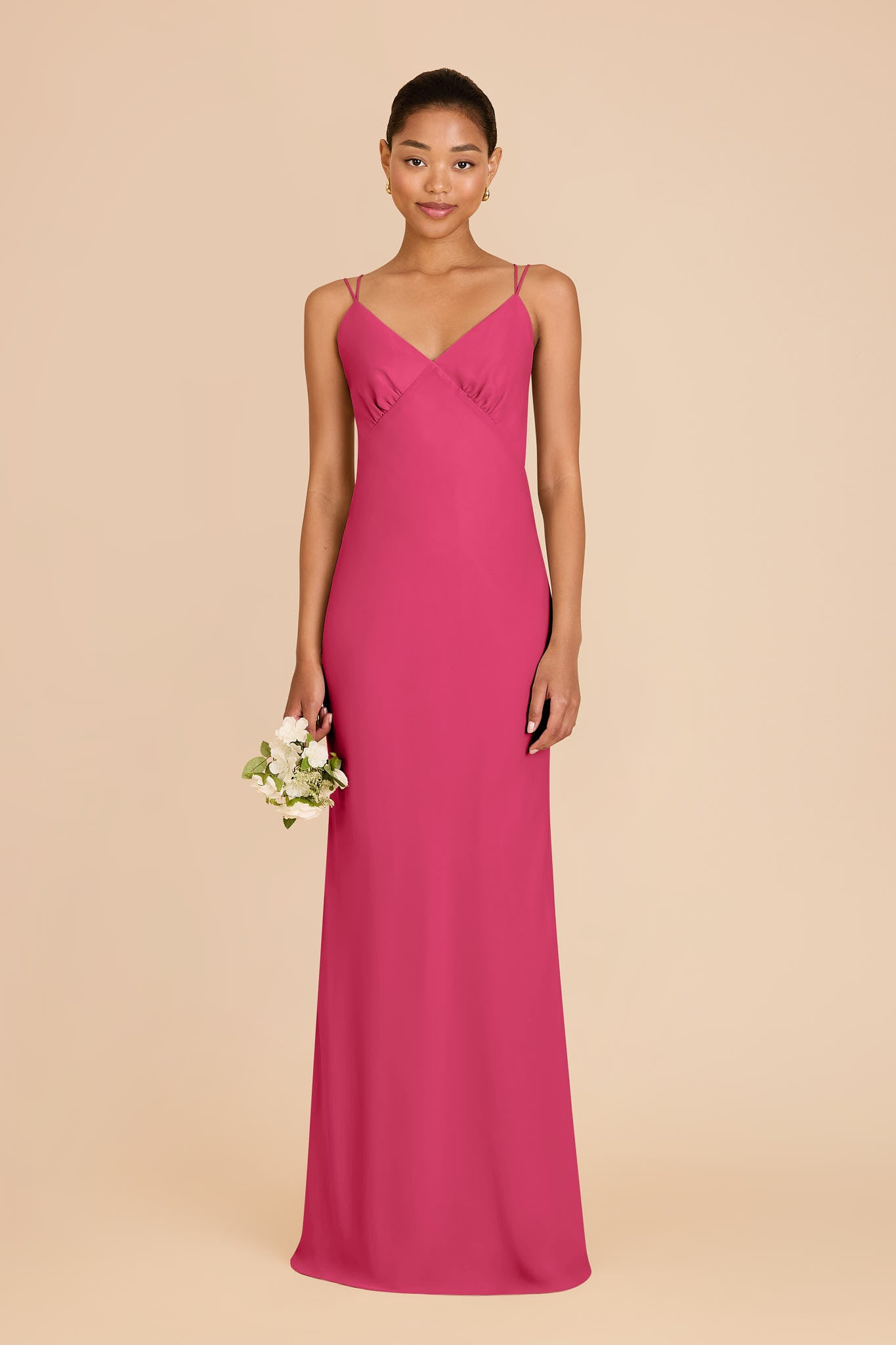 Dasha Fuchsia Chiffon Slip Dress | Birdy Grey | Birdy Grey