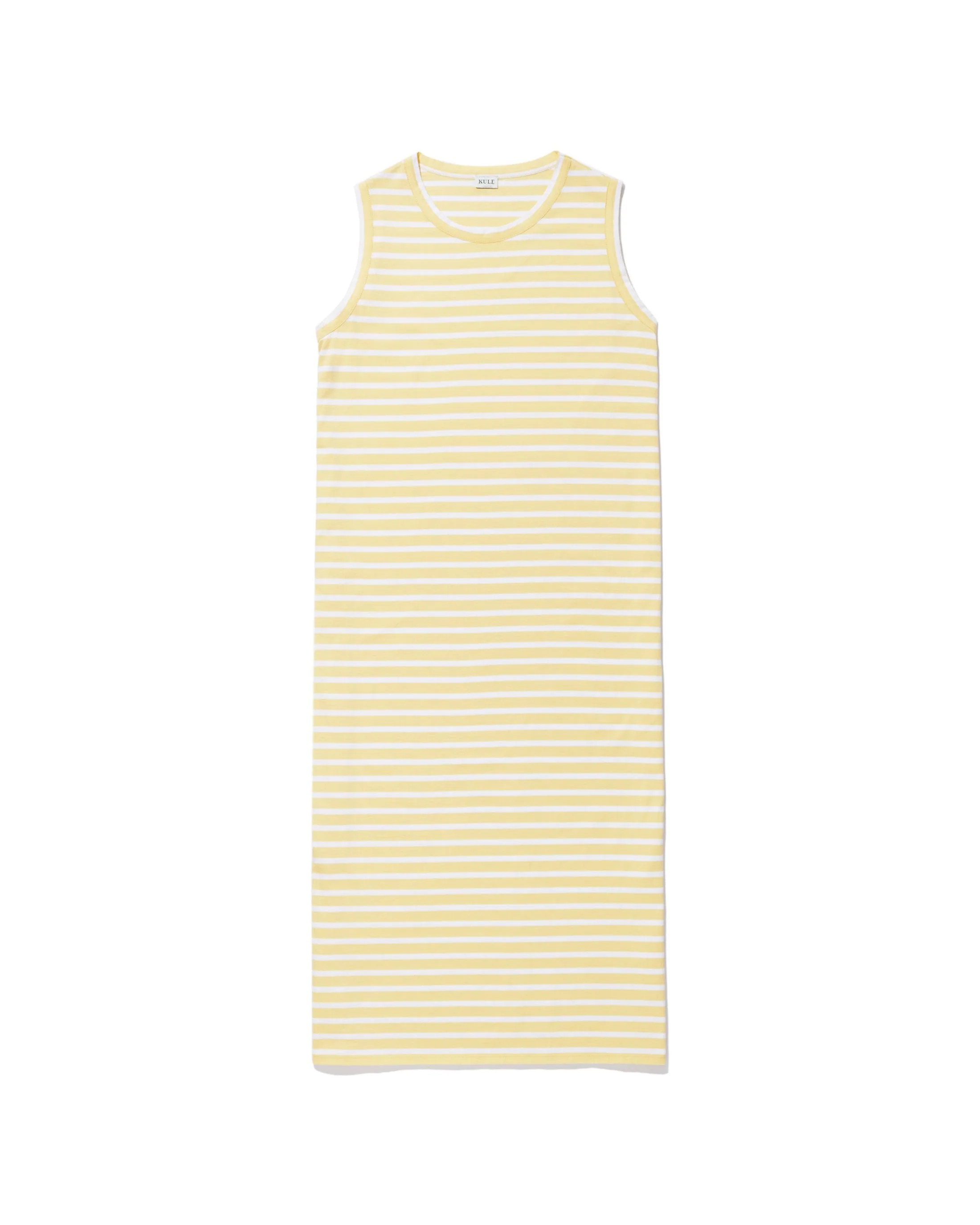 The Tank Dress - Butter/White | KULE (US)