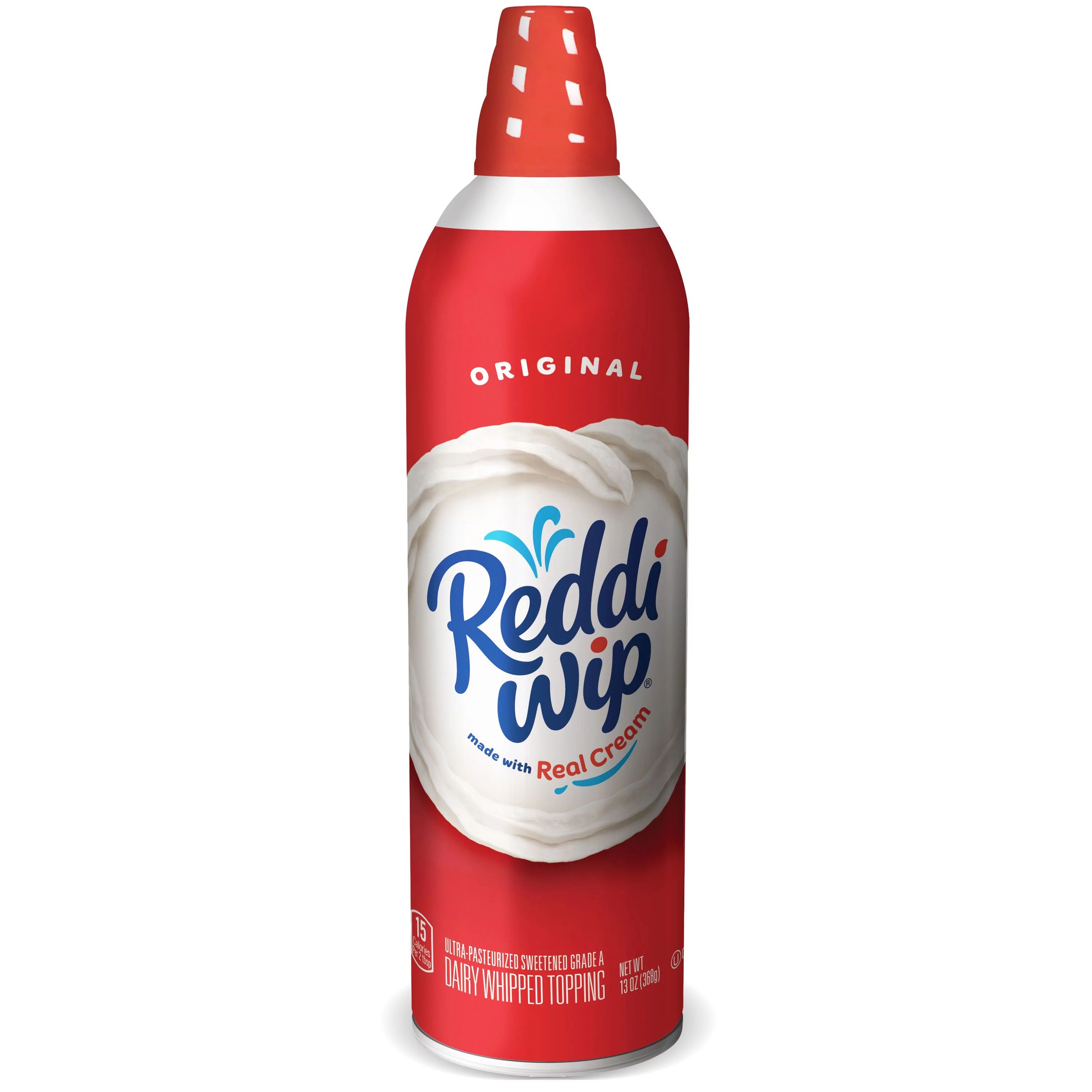 Reddi-wip Original Whipped Dairy Cream Topping 13 oz - Walmart.com | Walmart (US)