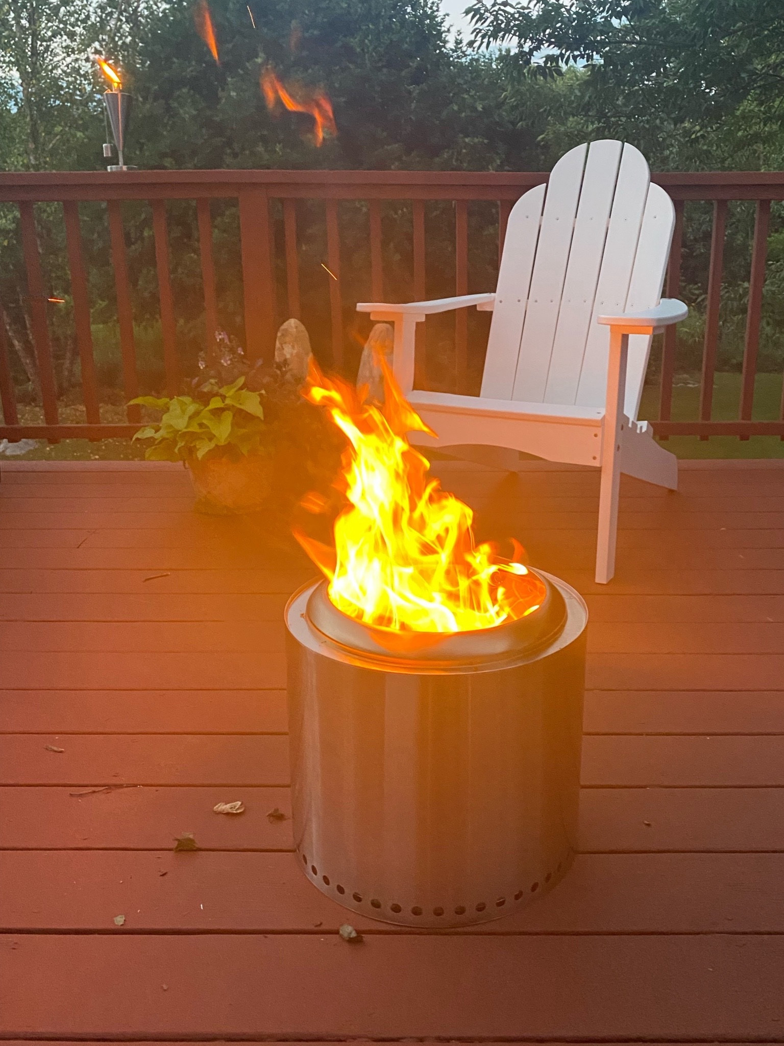 Patio and deck season are upon us and this portavle fire pit is deck safe.

#LTKdayinmylife #LTKHome