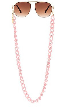 my my my Marley Sunglass Chain in Blush from Revolve.com | Revolve Clothing (Global)