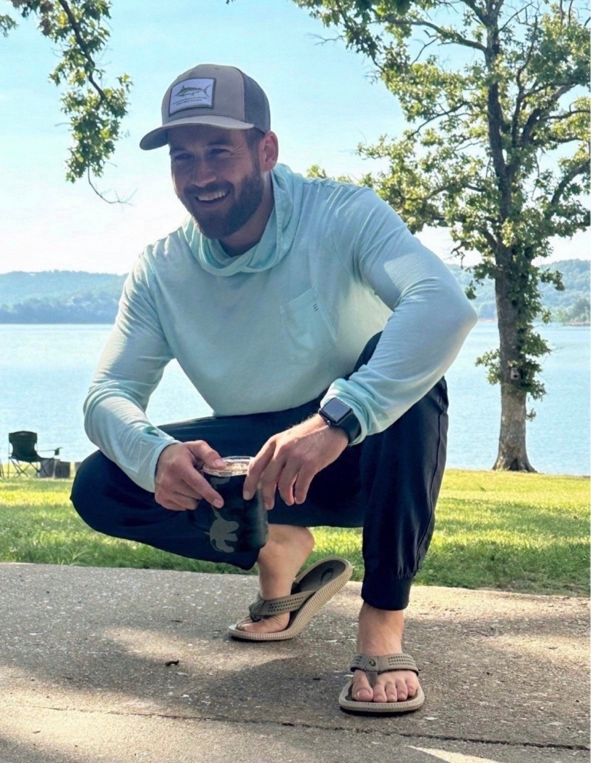 Hubby’s ootd. He’s obsessed with this shirt from free fly, runs tts wearing size medium - so comfortable! Amazon men’s, men’s fishing shirt, Amazon gifts for him, gifts for him, Father’s Day day, Amazon men’s gifts, Easter, men’s flip flops, outdoorsmen, men’s style, men’s vacation. Callie Glass @glass_alwaysfull #LTKFind 
#LTKtravel #LTKmens

#LTKootd #LTKSeasonal #LTKMens

#LTKootd #LTKMens #LTKTravel