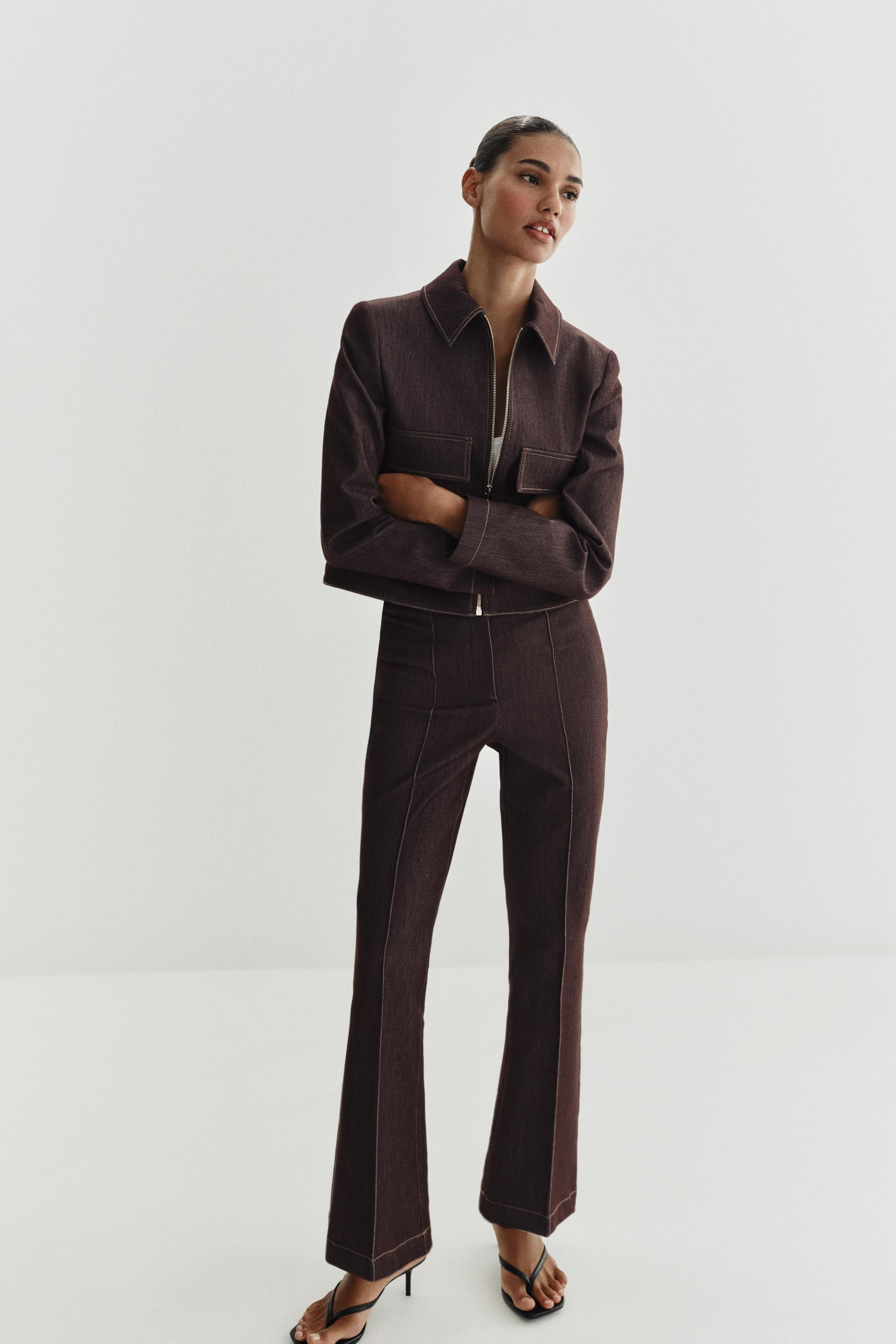 FLARE TROUSERS SET | Zara UK