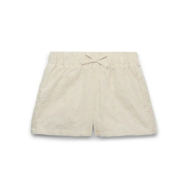 Wonder Nation Girls Eyelet Shorts, Sizes 4-18 & Plus | Walmart (US)