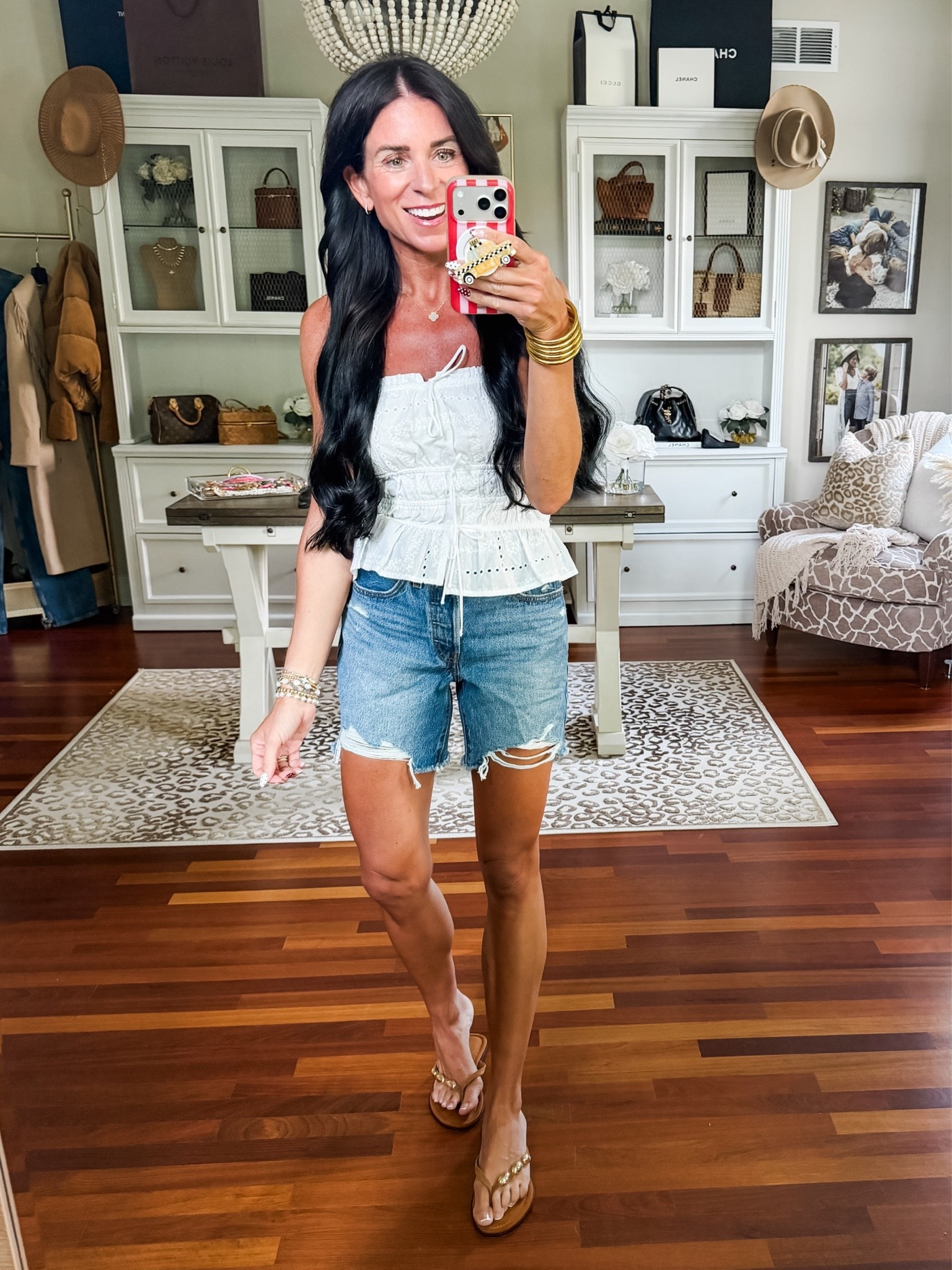 Loving these longer denim shorts
I sized up 2 sizes 
In a 26
@Target

#LTKootd #LTKSeasonal #LTKSaleAlert