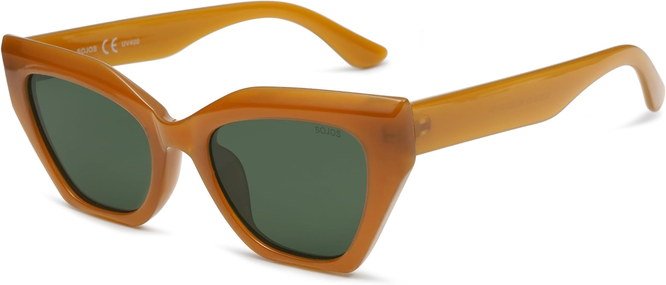 SOJOS Square Cat Eye Polarized Sunglasses for Women Retro Classic Vintage Trendy Cateye Shades Su... | Amazon (US)