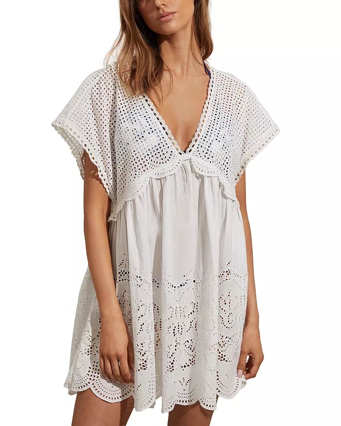 Edie Eyelet Cutout Kaftan | Bloomingdale's (US)