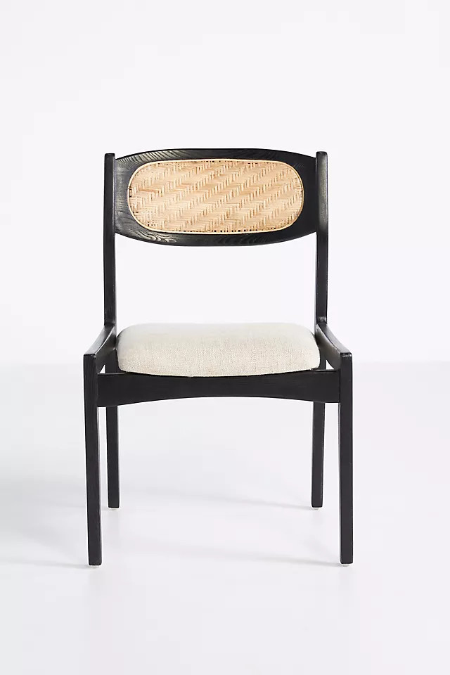Zoey Caned Armless Dining Chair | Anthropologie (US)