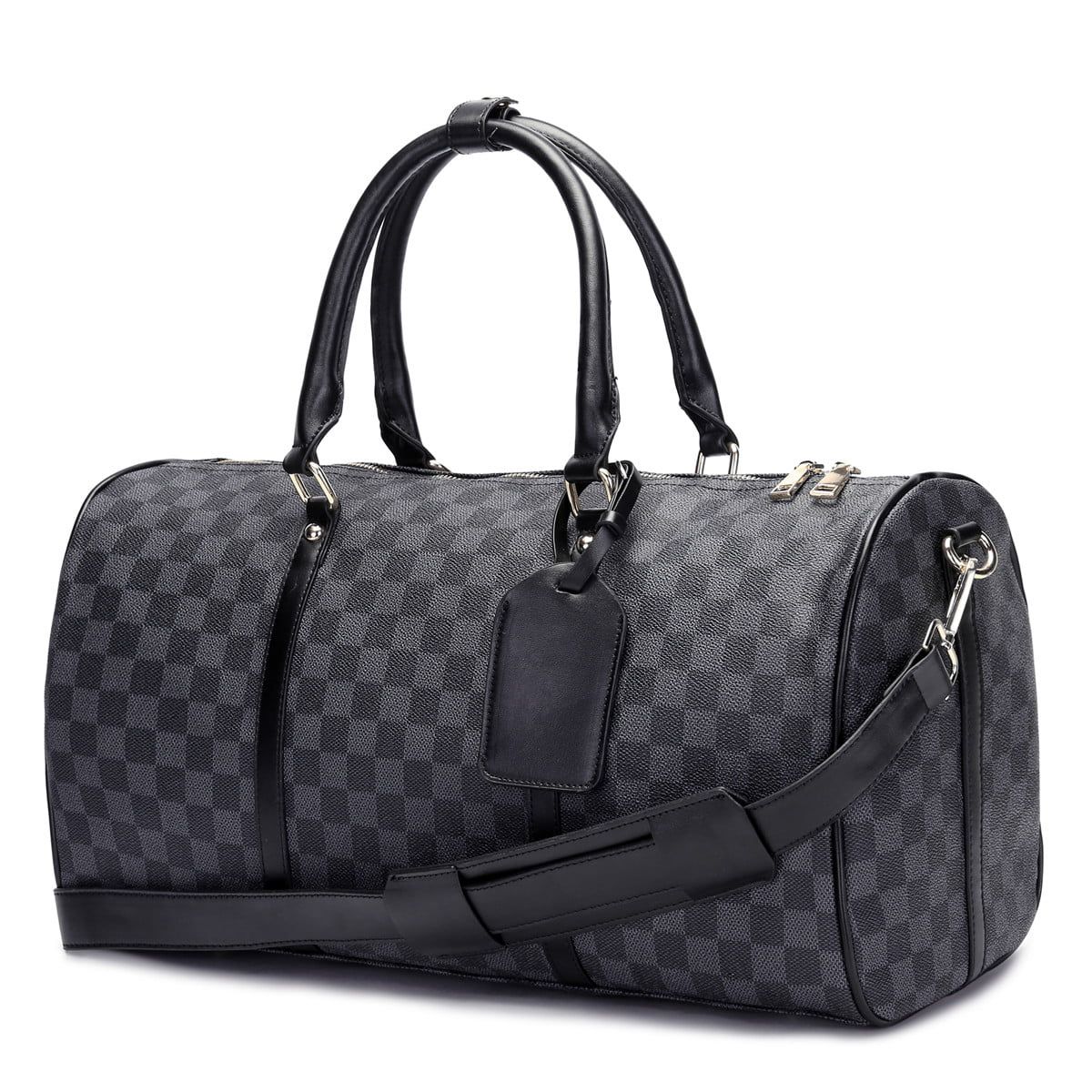 TWENTY FOUR Checkered Bag Travel Duffel Bag Weekend Overnight Luggage Shoulder Bag For Men Women ... | Walmart (US)