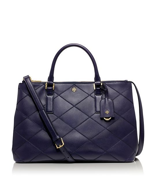 ROBINSON STITCHED DOUBLE-ZIP TOTE | Tory Burch US