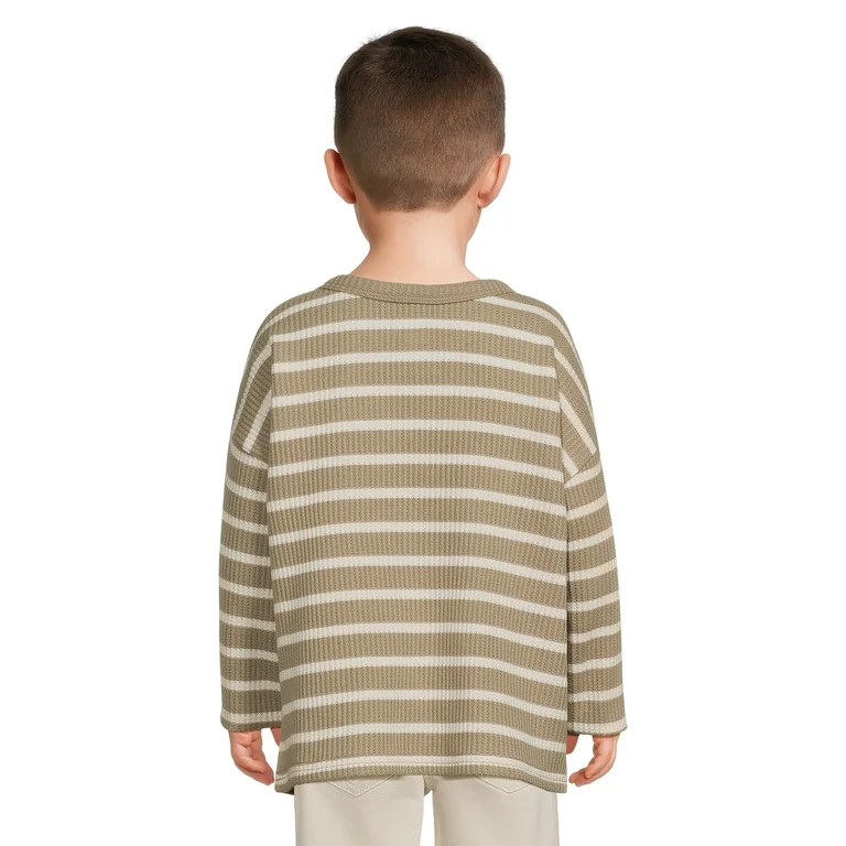 easy-peasy Toddler Boy Long Sleeve Boxy T-Shirt, Sizes 12 Months-5T | Walmart (US)