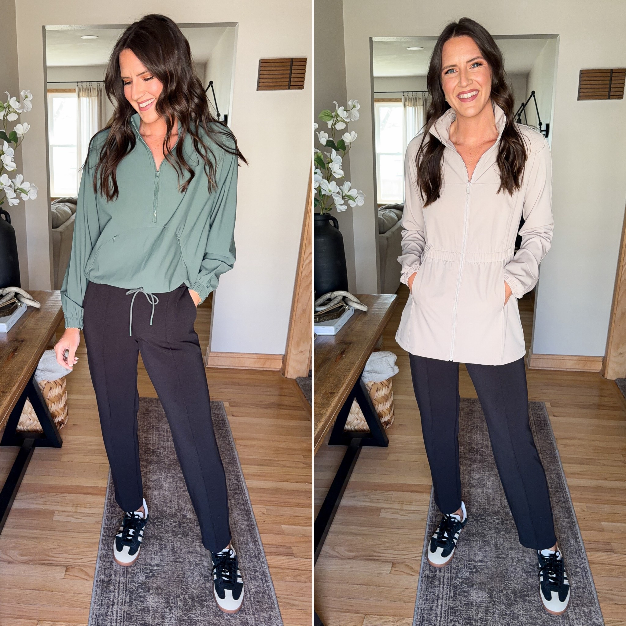 Calling all sports moms! 🔊 I found the perfect spring jackets for the sports fields that are not only practical but adorable as well! Wearing a small in both. @kohls #ad #kohlspartner #kohlsfinds 