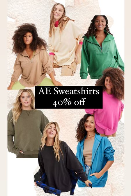 AE sweatshirts 40% off

#LTKsalealert