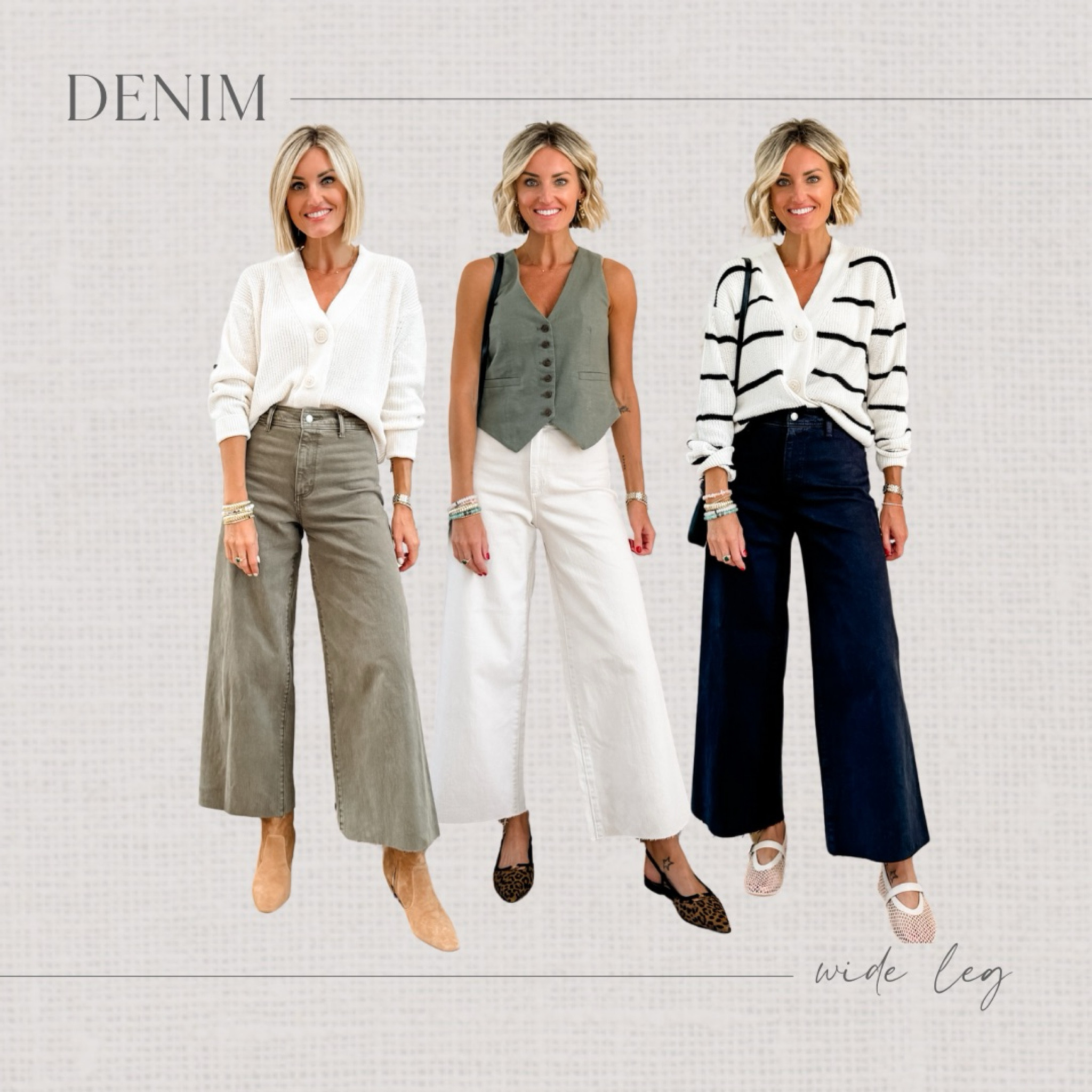 My favorite wide leg denim! I sized up to a 2! 

Loverly Grey, wide leg jeans, fall outfits

#LTKFindsUnder50 #LTKStyleTip #LTKSeasonal