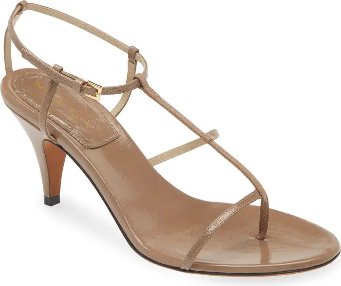Khaite Jones Asymmetric T-Strap Sandal (Women) | Nordstrom | Nordstrom