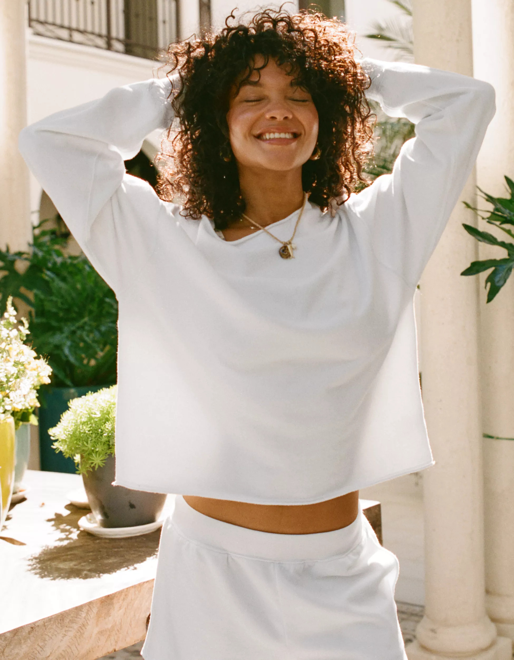 Aerie Alumni Off The Shoulder Sweatshirt | American Eagle Outfitters (US & CA)