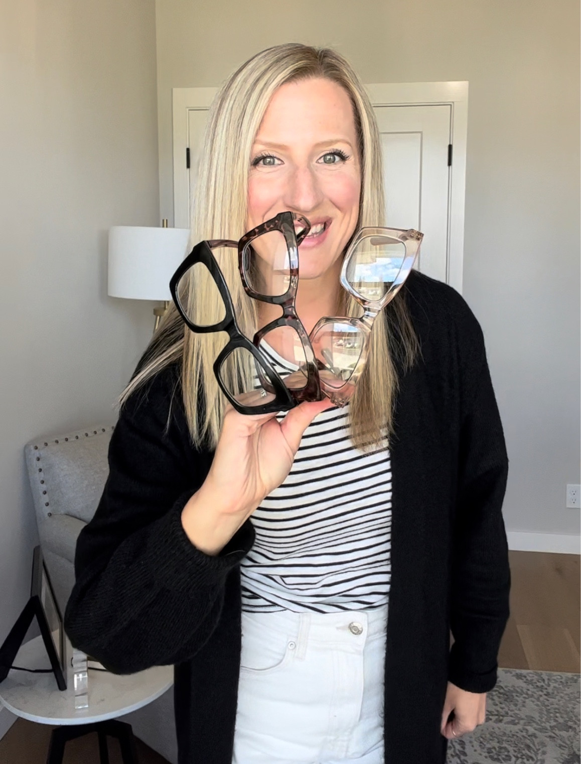 I am absolutely loving this three pack of blue light reader, glasses! It easily mixer match with any of my outfits and they have spring hinges and they’re super comfortable. #BlueLightReaders #AmazonFind

#LTKover40 #LTKstyletip #LTKfamily