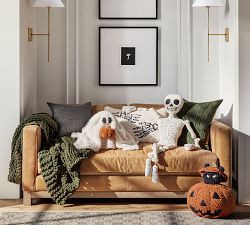 Gus the Ghost with Pumpkin Pillow | Pottery Barn (US)