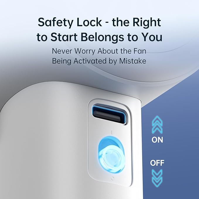 JISULIFE Portable Handheld Fan,Speed(1-100) Adjustable Turbo Mini Fan,3600mAh Battery Rechargeabl... | Amazon (US)