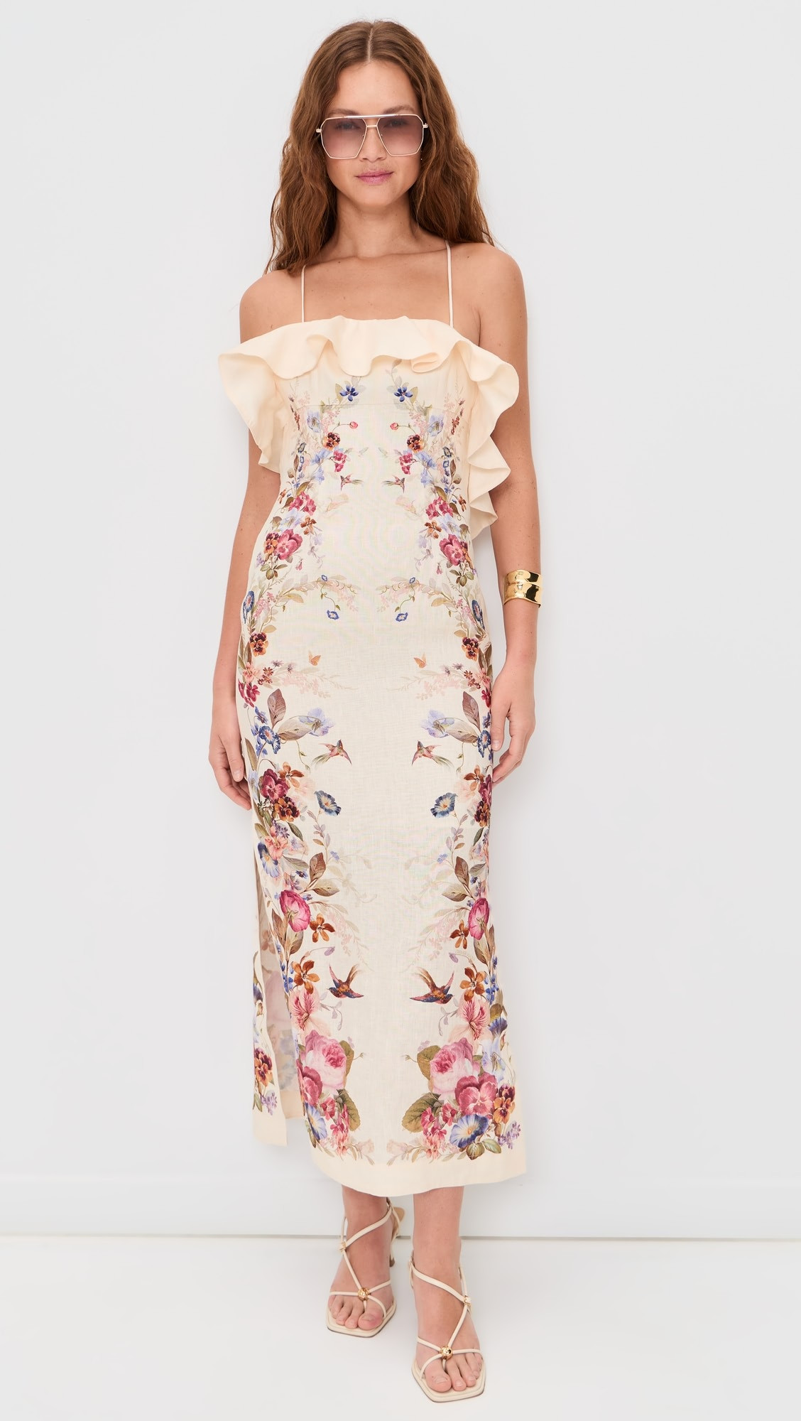 Patience Frill Midi Dress | Shopbop