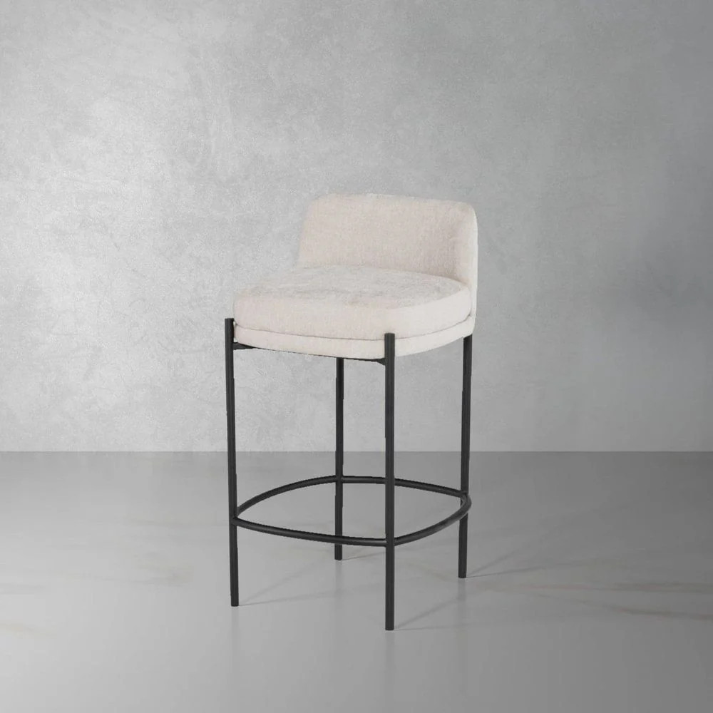 Inna Counter Stool With Seat Back | France and Son