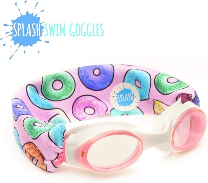 SPLASH Swim Goggles - Donuts - Fun, Fashionable, Comfortable - Fits Kids & Adults - Won't Pull Yo... | Amazon (US)