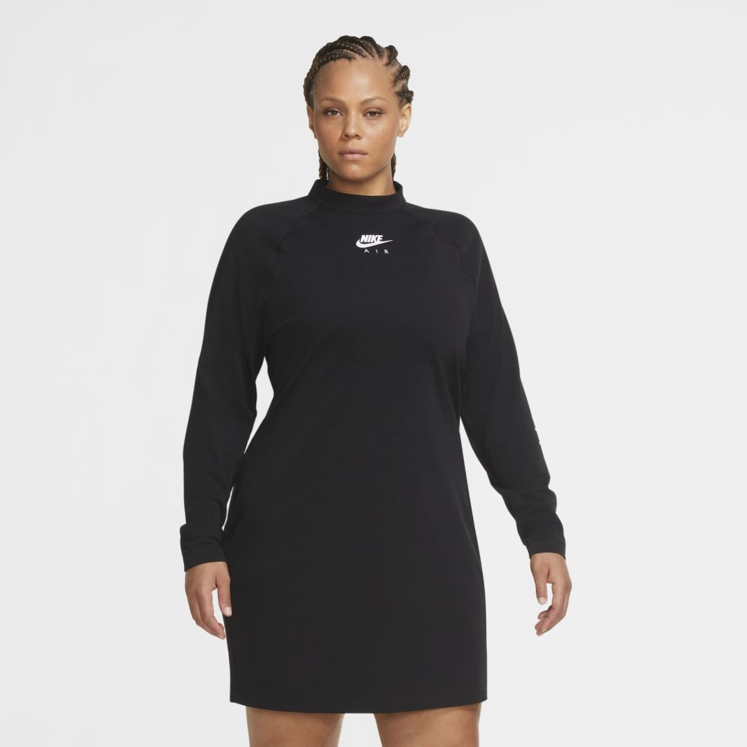 Nike Air Women's Long-Sleeve Dress (Plus Size) (Black) | Nike (US)