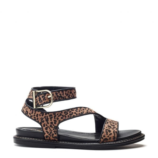 Nolanna Black - Leopard Alcantara | Moda in Pelle UK
