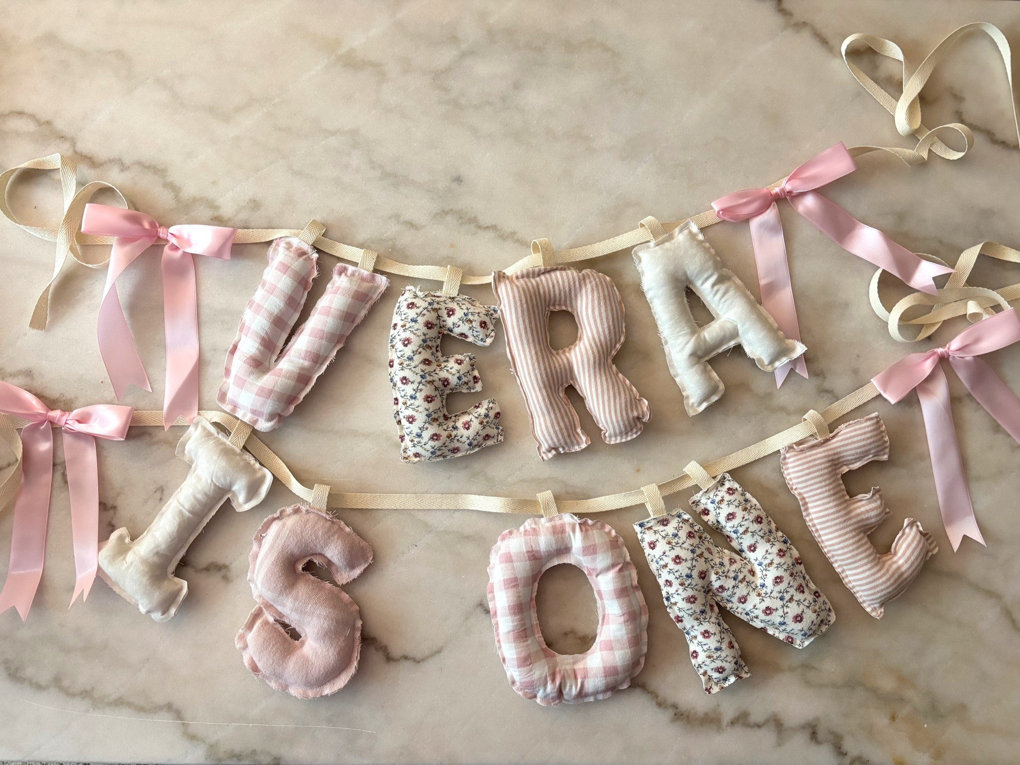 Fabric Letter Garland, happy birthday sign, quilted name banner, nursery decor, first birthday, fabric birthday sign, baby girl birthday, baby boy birthday, nursery

#LTKBaby #LTKSeasonal #LTKParties