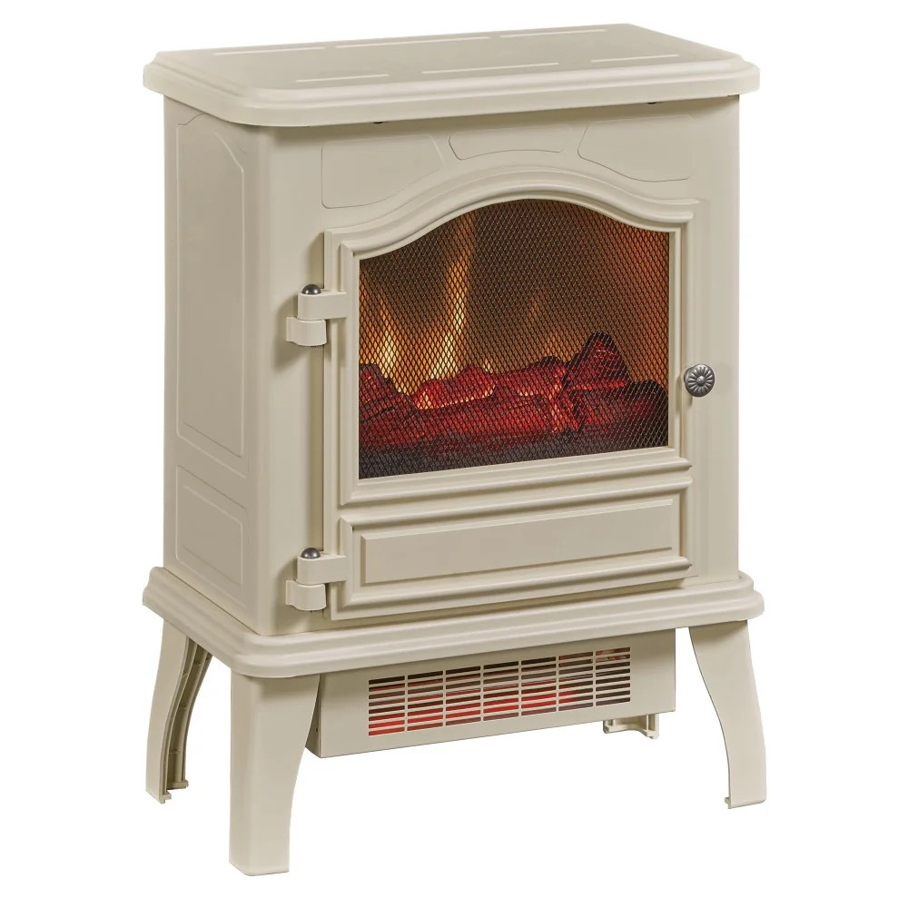 ChimneyFree Powerheat Infrared Quartz Electric Stove Heater, Cream | Walmart (US)