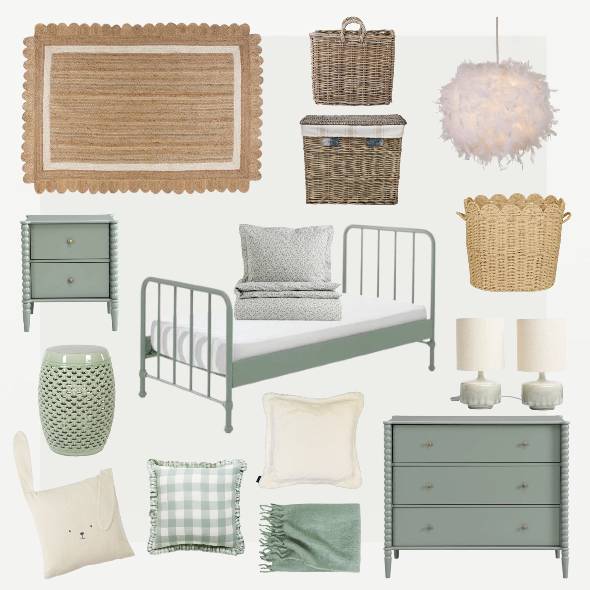 The Green Bedroom Edit 🌿🍃🍏💚

Sage green is such a pretty colour for a little girls room, and a change for those who are tired of the traditional pink 🎀 

I love this colour paired with wicker and rattan, which creates such a calming and relaxing ambience - the perfect combination for a little ones bedroom 💤

#childrensbedroom #childrensbedroomdecor #bedroomdecor #calmingbedroom #cosybedroom #sagegreen #greenbedroom #littlegirlsroom #girlsbedroom #girlsbedroomdecor #shopmatalan #johnlewishome #singlebed #bedroomstyling #bedroomdesign #bedroomstyle #bedroomsofinstagram #bedroominspiration #girlsbedroomideas #girlsbedroominspo #dunelmuk #homedecor #homedesign #interiordesign #interiorinspo #homeinspo #moodboard

#LTKFind #LTKkids #LTKhome