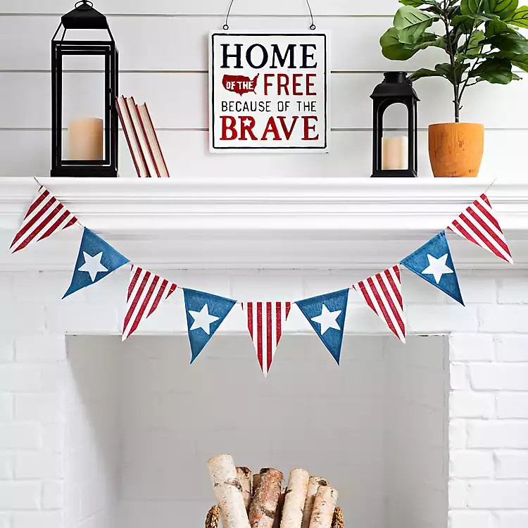 Stars and Stripes Banner | Kirkland's Home