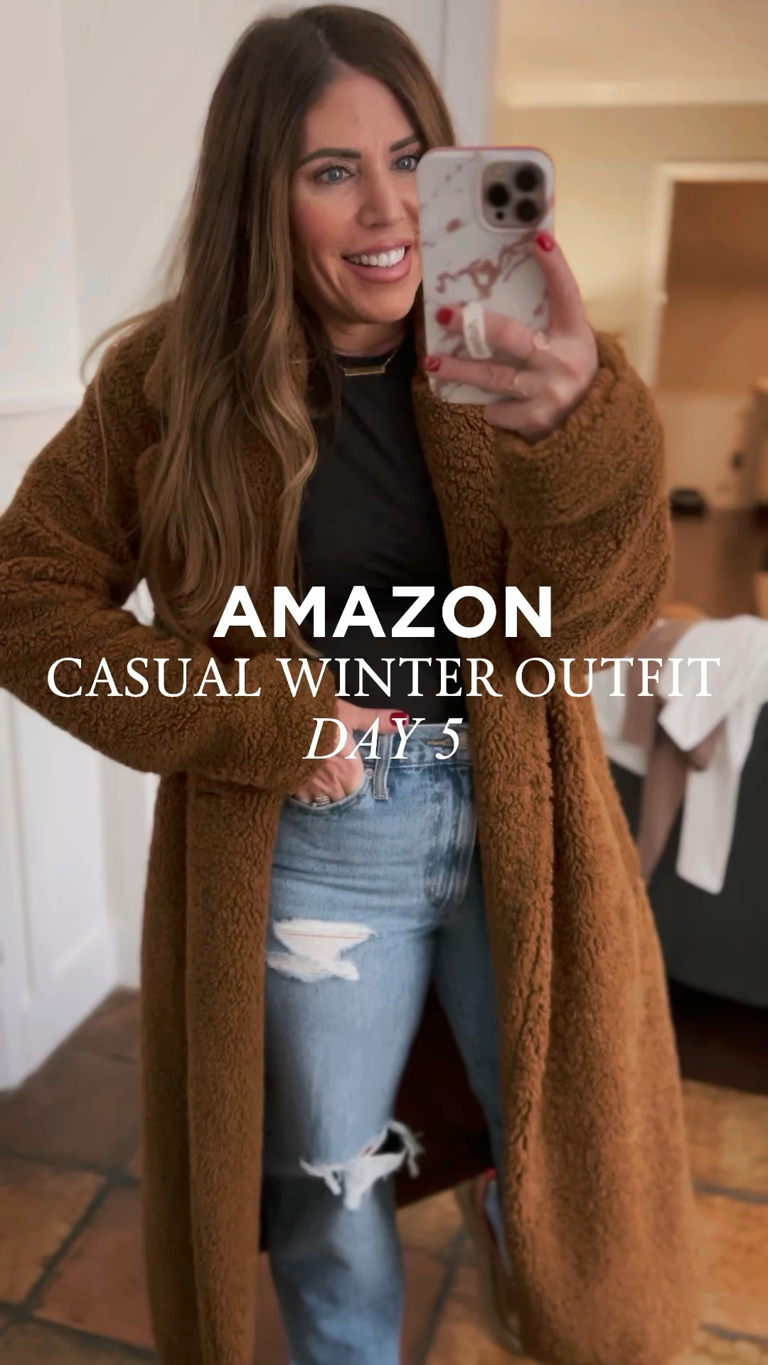 Review of these jeans and long sleeve top available on Amazon!

Jeans are only $59.99 and the fit is so flattering!

Top comes in a 3 pack for $38.99
This long teddy coat is an old coat from Old Navy but I have linked similar options here !



#LTKover40 #LTKstyletip #LTKfindsunder100