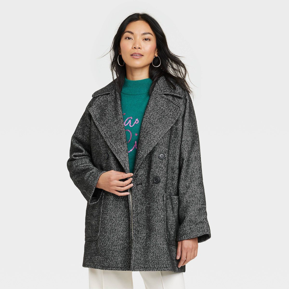 Women's Oversized Essential Faux Jacket - A New Day™ | Target