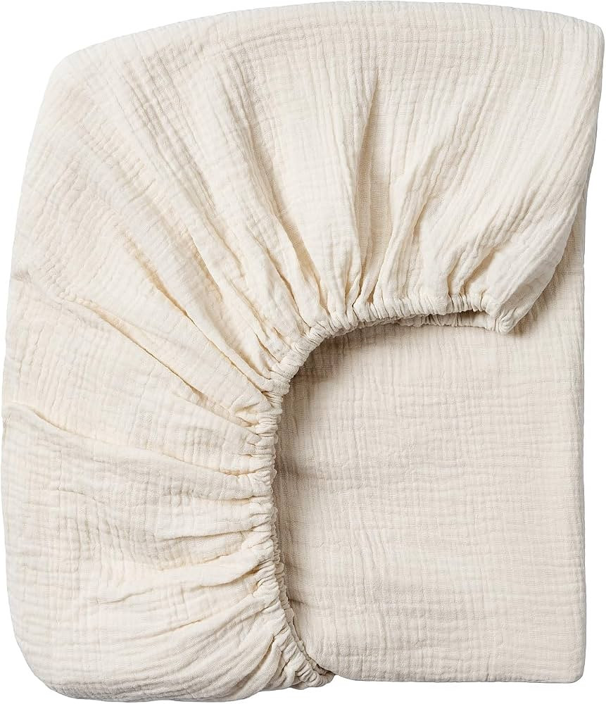 Meracorallo Muslin Crib Sheet, 100% Cotton Fitted Crib Sheet 28x52 Soft and Breathable Baby Boys ... | Amazon (US)