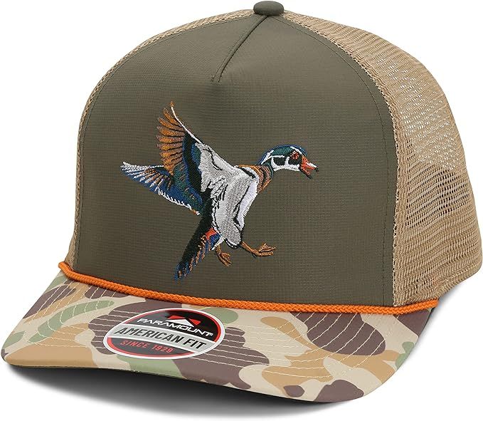 Paramount Outdoors Sporting Collection Duck Deer Fishing Vintage Trucker Hat for Hunting Fishing ... | Amazon (US)
