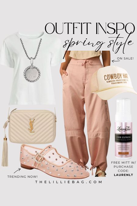 Spring style! Poncho joggers are on sale now. 

Loving Tan free mitt with purchase code: LAURENLT 

Spring outfit. Ballet flats. Trending now. Trucker hat. Summer outfit. Beauty. 

#LTKsalealert #LTKfindsunder100 #LTKstyletip