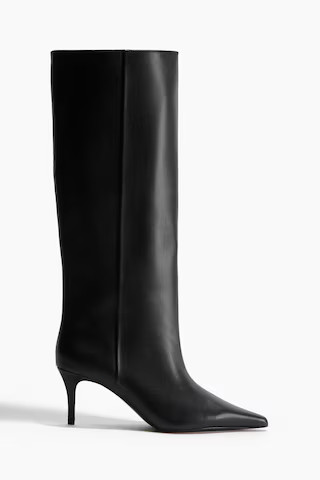 H & M - Knee-high boots - Black | H&M (UK, MY, IN, SG, PH, TW, HK)