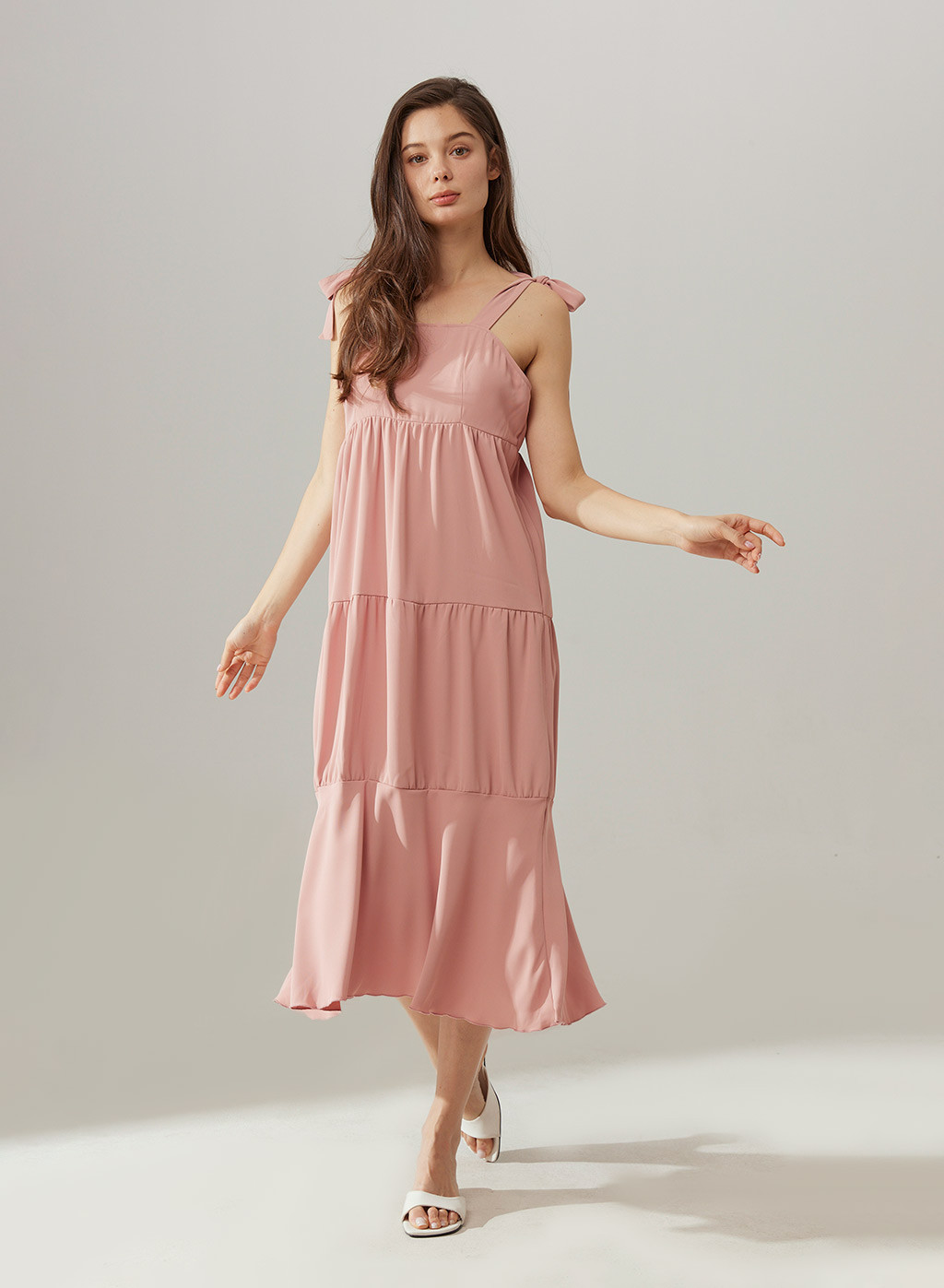 Tie-Strap Shirred Dress | NAP Loungewear