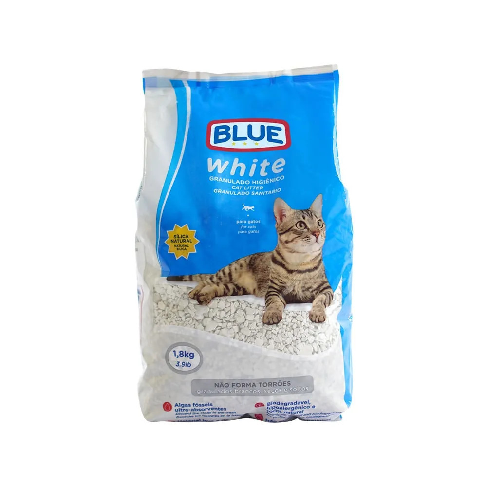 Areia Para Gatos White 1, 8Kg Blue - Pp017x [Reembalado] Pp017x | CompraCerta (BR)