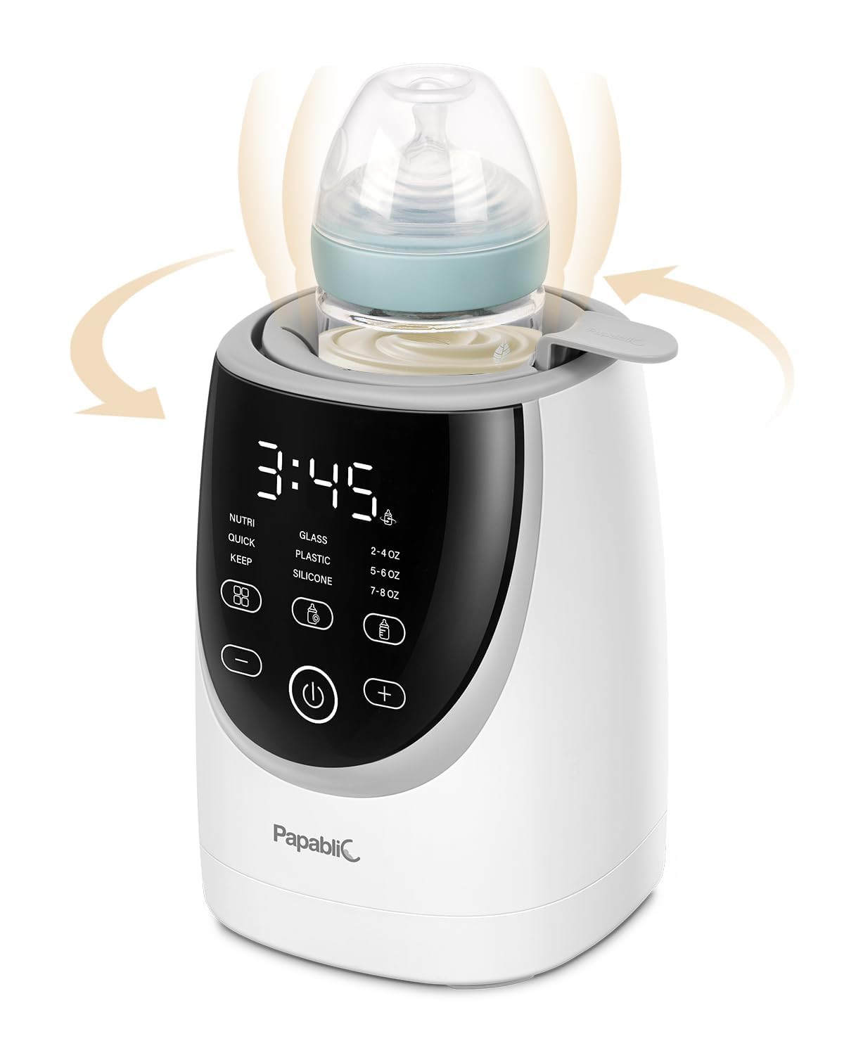 Papablic NutriWarm™ Swirlable Bottle Warmer – Advanced Nutrient-Preserving Warming Technology... | Amazon (US)