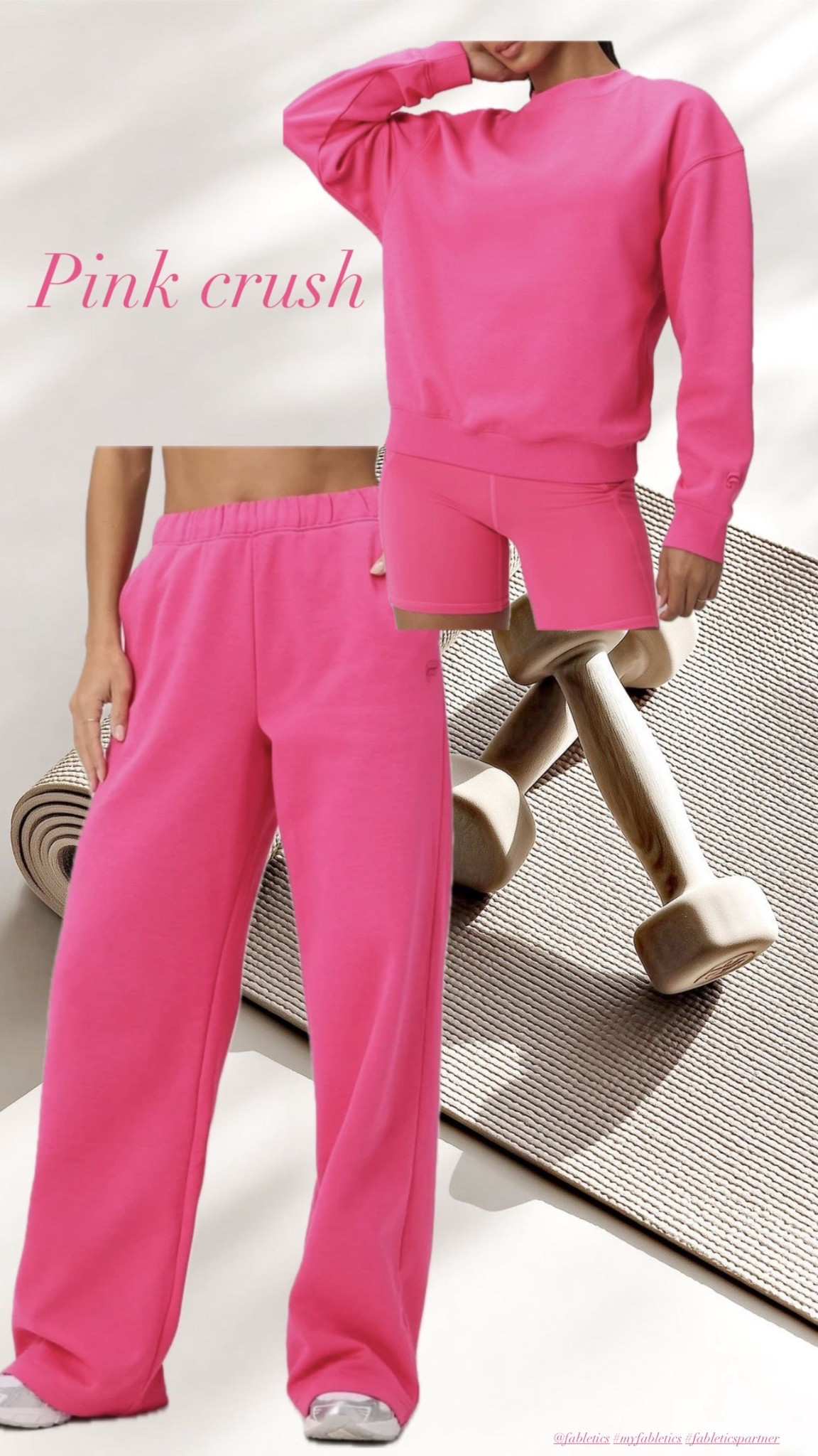 Fabletics new order: pink crush. Perfect for Feb! #momfit #workout 

#LTKselfcare #LTKValentine #LTKActive