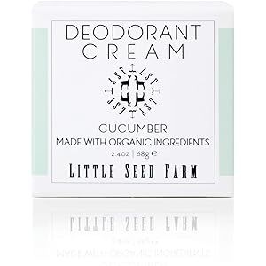 Little Seed Farm All Natural Deodorant Cream, Aluminum Free Activated Charcoal Deodorant for Wome... | Amazon (US)