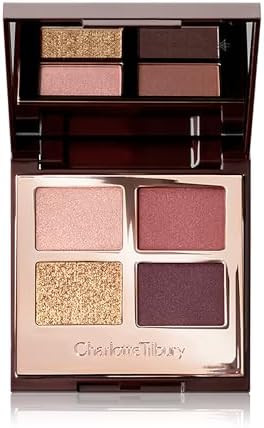 Charlotte Tilbury Luxury Palette Eyeshadow - Shimmer, Metallic & Satin Matte Eyeshadow Quad with ... | Amazon (US)