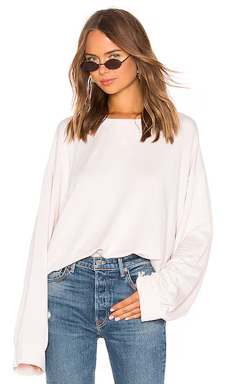 The Pillow Sweater in Creme | Revolve Clothing (Global)