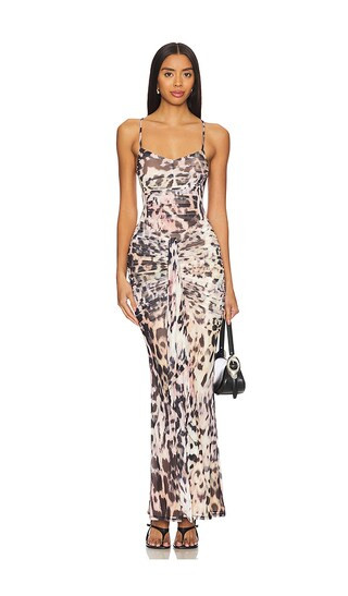 Azula Dress in Warm Leopard Winter Cocktail Dress Winter Dress Cocktail Outfits Winter 2025 | Revolve Clothing (Global)