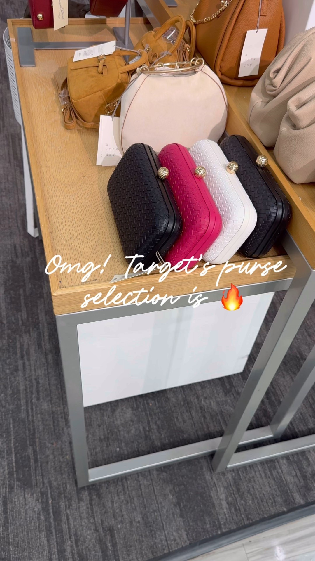 Target has a lot of purse options this season! From studded to suede! Their assortment is fire!🔥 and did you SEE the bag charms! 😍

#LTKFindsUnder50 #LTKStyleTip #LTKSeasonal